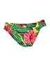 Kona Sol Tropical Yellow Green Swimsuit Bottoms Size S - photo 2