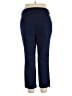 Just Fab Solid Blue Casual Pants Size 1X - photo 2