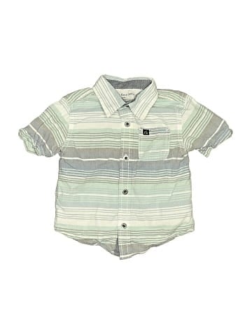 CALVIN KLEIN JEANS Short Sleeve Button-Down Shirt (view 1)