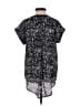Simply Vera Vera Wang 100% Polyester Black Short Sleeve Blouse Size XS - photo 2
