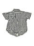 Chaps 100% Cotton Checkered-gingham Blue Short Sleeve Button-Down Shirt 18-24 MO / 24 MO - photo 2