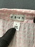 Da-sh Checkered-gingham Pink 3/4 Sleeve Button-Down Shirt Size L - photo 7