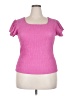 Unbranded 100% Polyester Pink Short Sleeve Top Size XXL - photo 1