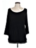 Layla Black 3/4 Sleeve Top Size L - photo 1