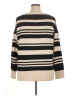 Lou & Grey Stripes Black Tan Pullover Sweater Size XL - photo 2