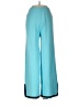 Daisy Color Block Teal Casual Pants Size M - photo 1