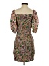 Husk 100% Silk Paisley Brown Cocktail Dress Size AU 8 - photo 2