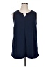 Catherines Blue Sleeveless Blouse Size 0X - photo 1