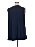Catherines Blue Sleeveless Blouse Size 0X - photo 2
