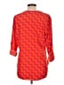 Karlie 100% Polyester Orange 3/4 Sleeve Blouse Size L - photo 2