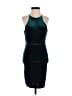 Assorted Brands Solid Teal Cocktail Dress Size XS (estimated) - photo 1