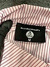 Assorted Brands 100% Polyester Stripes Pink Long Sleeve Blouse Size M - photo 7