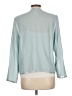 R&M Richards 100% Polyester Solid Blue Teal 3/4 Sleeve Blouse Size 12 - photo 2