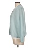 R&M Richards 100% Polyester Solid Blue Teal 3/4 Sleeve Blouse Size 12 - photo 5