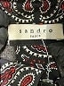 Sandro Paisley Black Long Sleeve Button-Down Shirt Size Sm (1) - photo 7