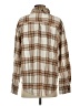 BKE 100% Cotton Plaid Tan Long Sleeve Button-Down Shirt Size S - photo 2