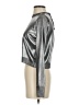 Zara Metallic Silver Long Sleeve Top Size S - photo 5