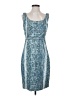 Tahari Blue Cocktail Dress Size 4 - photo 1