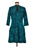 MSK Paisley Teal Cocktail Dress Size M (estimated) - photo 2