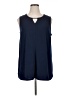 Catherines Blue Sleeveless Blouse Size 0X - photo 1