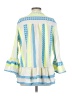 SOFIA 100% Cotton Green 3/4 Sleeve Blouse Size S (estimated) - photo 2