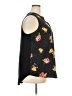 Papermoon Floral Black Sleeveless Blouse Size 2X - photo 4