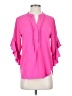 Vince Camuto 100% Polyester Pink 3/4 Sleeve Blouse Size XS - photo 1