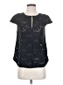 J.Crew Black Short Sleeve Blouse Size 2 - photo 1