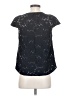 J.Crew Black Short Sleeve Blouse Size 2 - photo 2