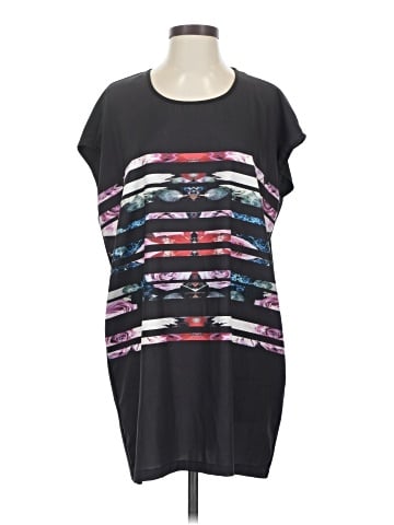 Pink Stitch Casual Dress (view 1)