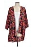 Lularoe 100% Polyester Orange Kimono Size L - photo 1