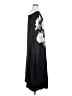 Unbranded 100% Polyester Black Casual Dress Size M - photo 4
