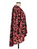 Lularoe 100% Polyester Orange Kimono Size L - photo 4