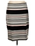 Roz & Ali Stripes Gray Casual Skirt Size M - photo 1