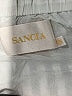 Sancia 100% Rayon Silver Short Sleeve Blouse Size XS - photo 7