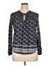 Lucky Brand Blue Long Sleeve Blouse Size XL - photo 1