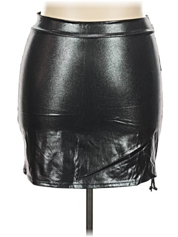 TA3 Faux Leather Skirt (view 1)