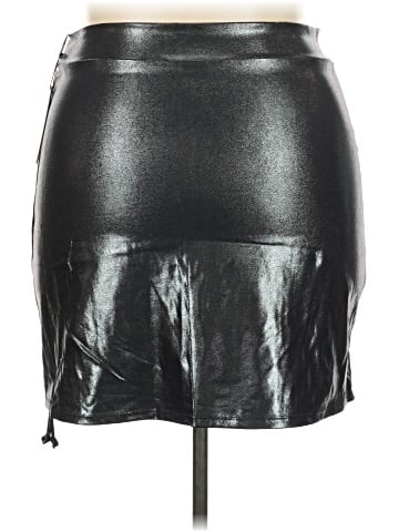 TA3 Faux Leather Skirt (view 2)