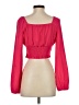 Shein Pink 3/4 Sleeve Blouse Size 4 - photo 2