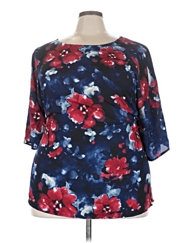 Molly & Isadora 3/4 Sleeve Blouse (view 1)