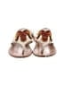 Jack Rogers 100% Leather Silver Gold Sandals Size 7 - photo 2