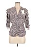 Isabel Marant Animal Print Blue 3/4 Sleeve Blouse Size EU (FR) 40 / US 8 - photo 1