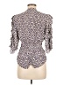 Isabel Marant Animal Print Blue 3/4 Sleeve Blouse Size EU (FR) 40 / US 8 - photo 2