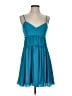 Cinq à Sept Solid Teal Cocktail Dress Size 2 - photo 1