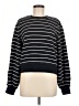 FRAME 100% Cotton Stripes Black Pullover Sweater Size M - photo 1