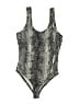 REBEL SUGAR Silver Bodysuit Size M - photo 1