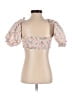 WeWoreWhat Pink Short Sleeve Blouse Size XS - photo 2