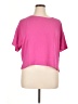 DKNY 100% Polyester Pink Short Sleeve Top Size XL - photo 1