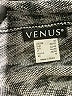 Venus Houndstooth Silver Black Cocktail Dress Size M - photo 4