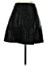 Zara Basic Solid Black Faux Leather Skirt Size S - photo 2